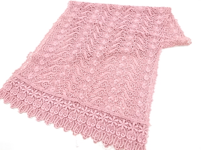 レース花模様ショール